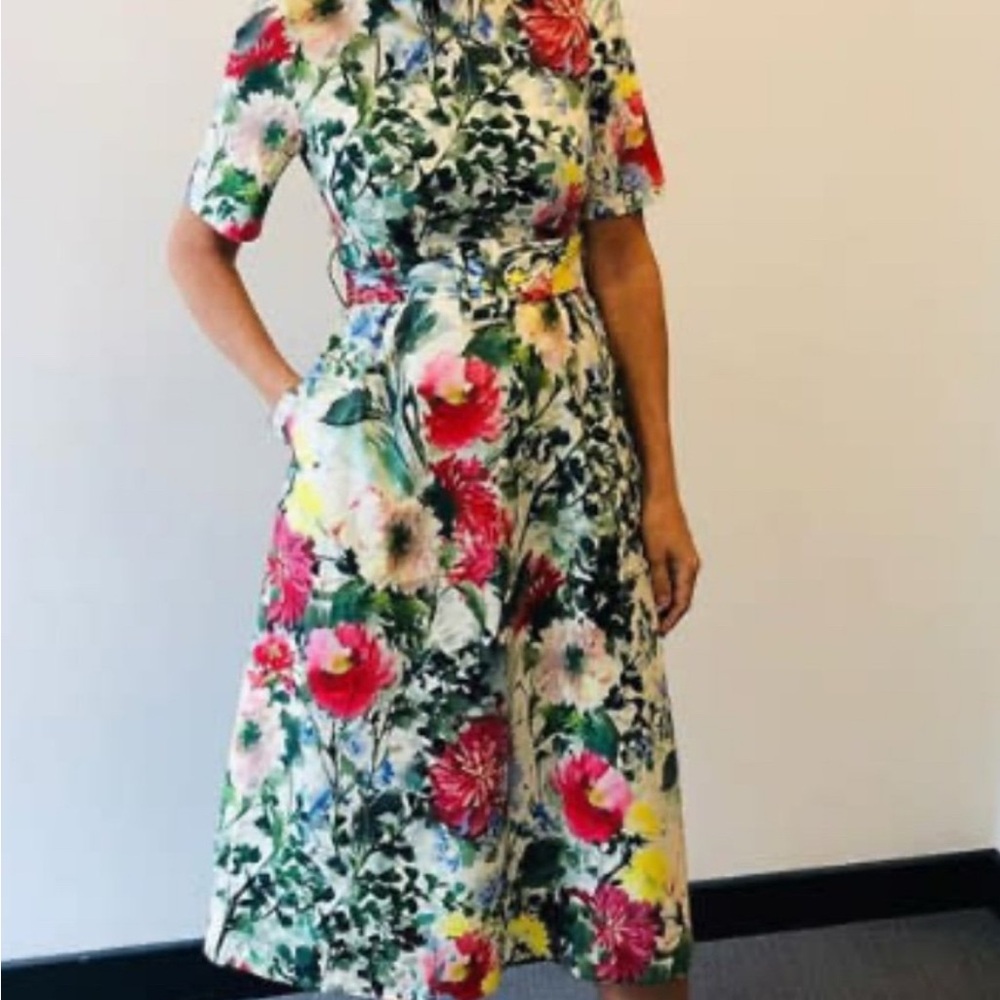 ZARA Floral Print Women's Dress